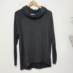 Lou & Grey funnel neck sweater top loungewear soft comfy M